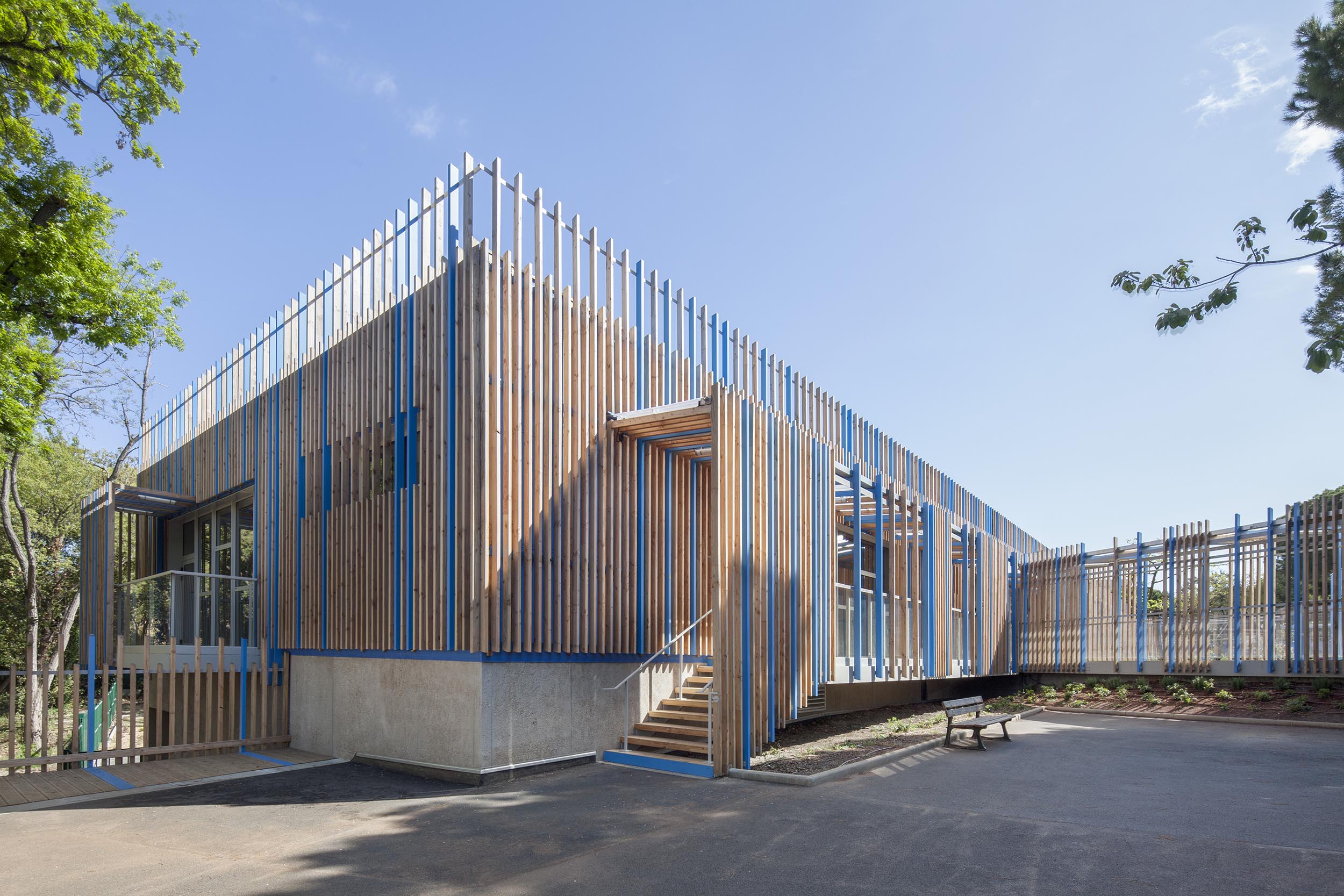 architecte nice 06 paca achitecture batiment groupe scolaire billy goffard antibes jean-les-pins