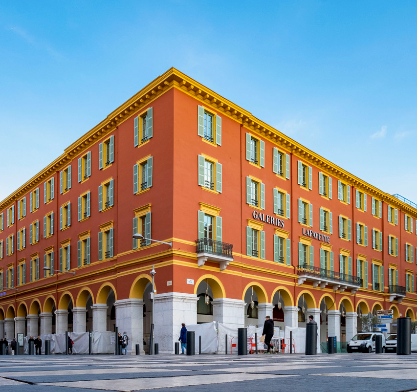 BILLY GOFFARD architectes place massena Galeries Lafayette Nice
